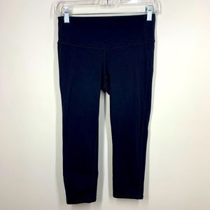 Athleta Elation Black Crop Leggings Size XS